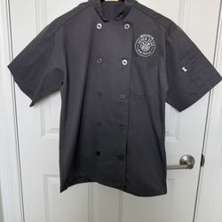 Seaworld Food Festival Embroidered  Chef Coat by Uncommon Thread Gray  Small