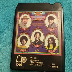 vintage The 5th Dimension "The Greatest Hits On Earth" 8-track tape cartridge