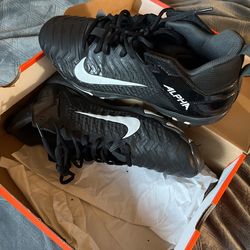 Black Nike Football Cleats 
