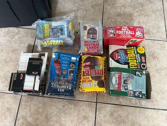 Collectors sports cards from the 90’s