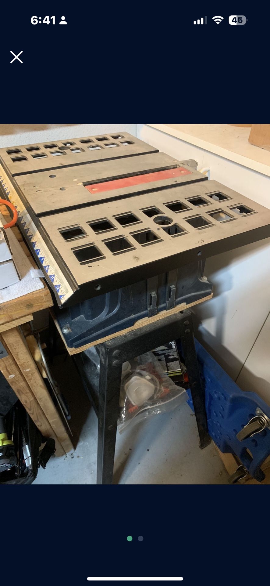 Garage Sale, Wood Working Tools, Table Saw