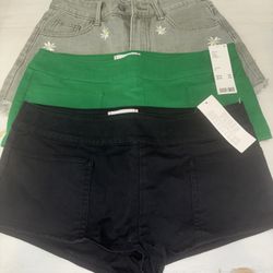 2 Pairs Urban Outfitters, 1pair SHEIN Very Short Shorts 