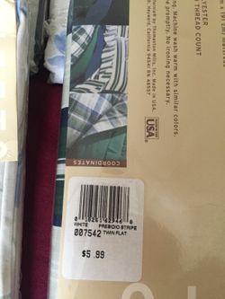 Twin flat sheet