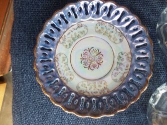 Portugese Vintage porcelain Decor Plate