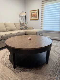 Large living room round table