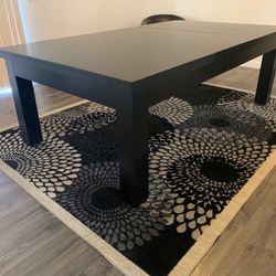 Black Dining Pool Table With Dining Top