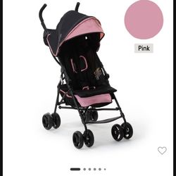 NEW Ingenuity Summer 3D Mini Convenience Lightweight Stroller - Pink and Black