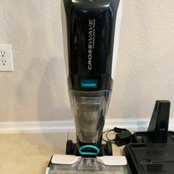 Bissell Crosswave Cordless Max Vacuum/Mop All in-One Multi Surface Cleaner 2554A