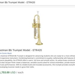Eastman Bb Trumpet Model - ETR420