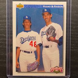1992 Upper Deck Bloodline Pedro Martinez And Ramon Martinez Baseball Card #79