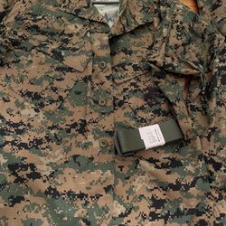 New 2024 Marine Pattern Woodland Cammies