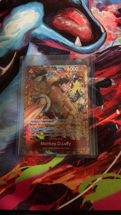 One piece monkey d trading card Luffy op16