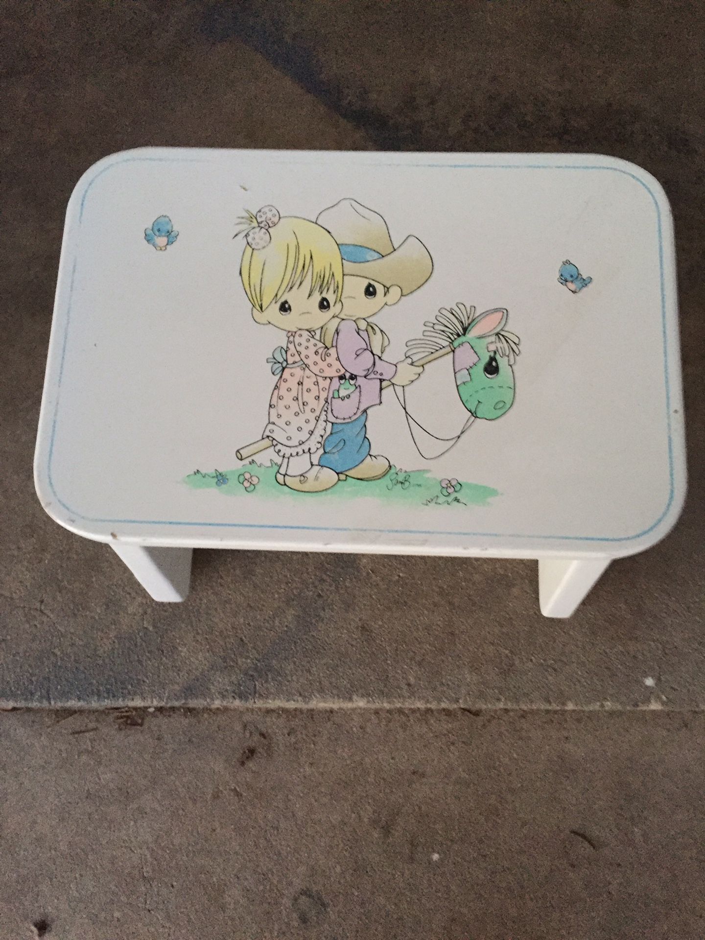 Precious Moments Foot Stool