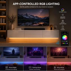 63 Inch Floating TV Stand  LED