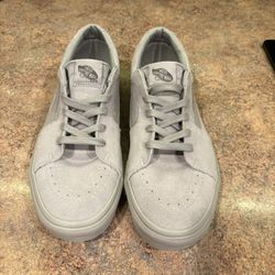 Gray Vans Sk8 Lows Size 11 Men’s 