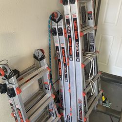 3 Little Giant Ladders 