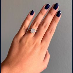 Emerald Cut 3 Carat Moissanite Ring