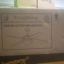 NEW White 50” 4 Blade 