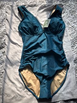 Blue One Piece Bathing Suit
