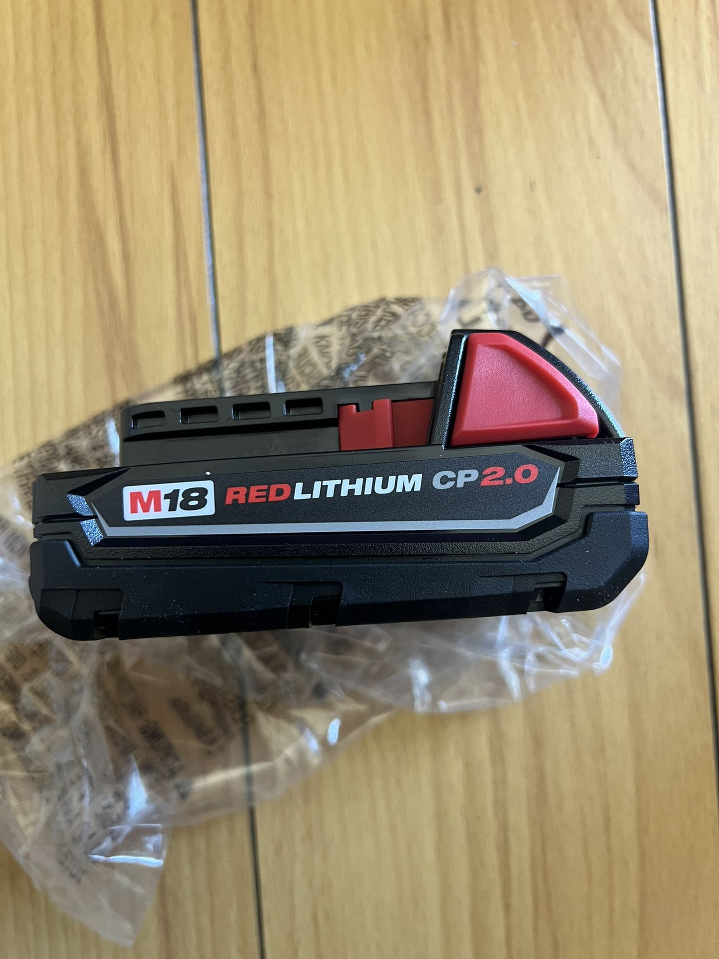 New Milwaukee M18 2.0ah Red Lithium Battery 