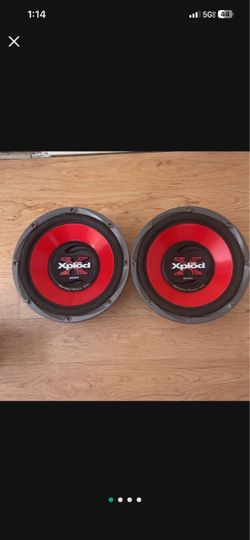 A set of Sony 12 speakers