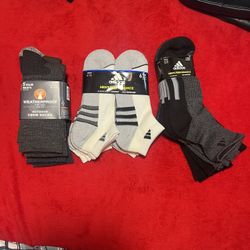 Adidas and Weatherproof men's socks bundle 