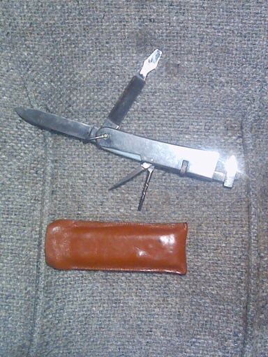 antique Hugo Bauermann German multi tool wrench knife