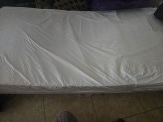 Twin bed and frame