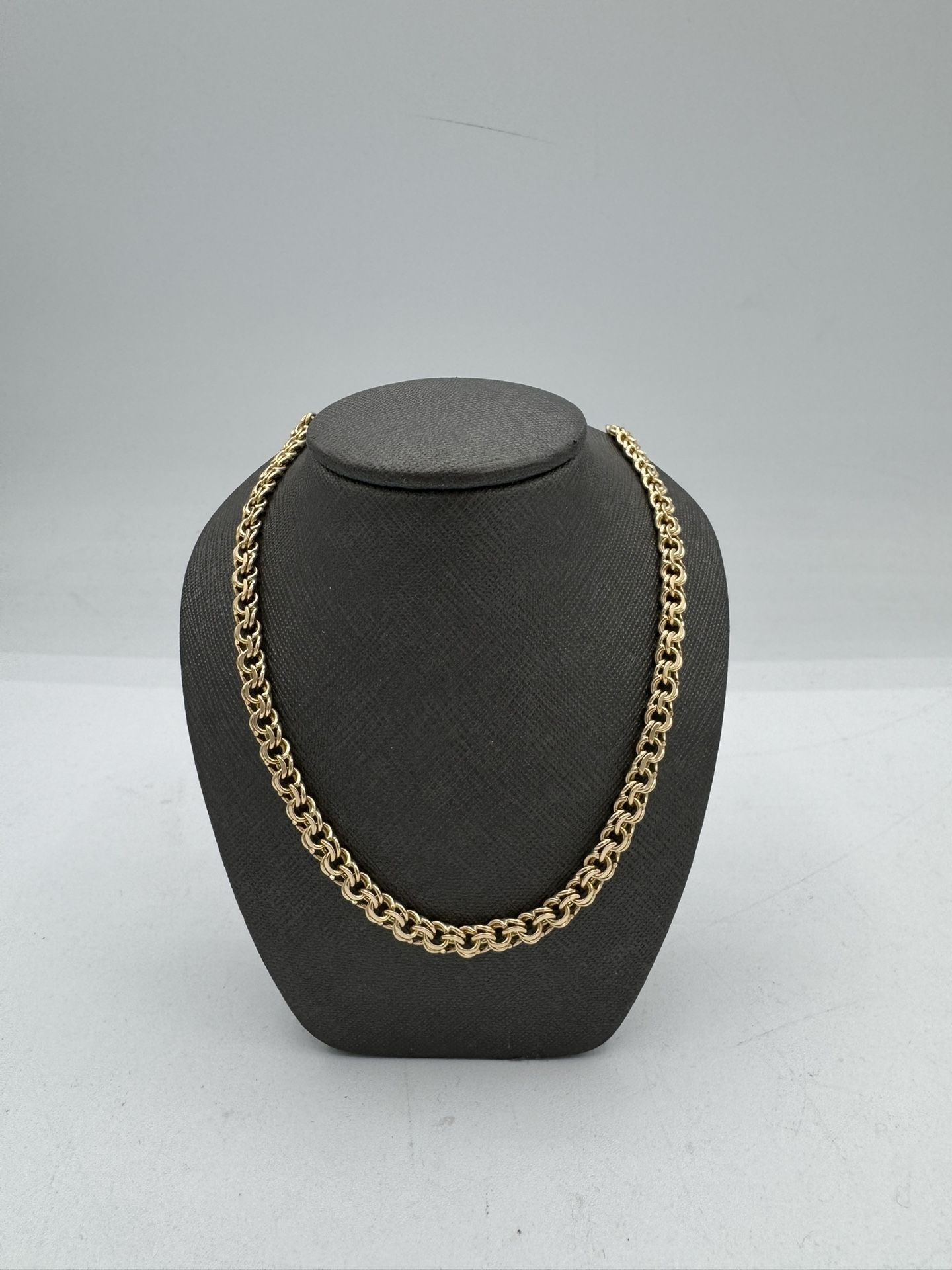 10k Yellow Gold Double Link Chain