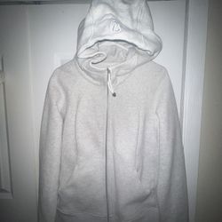 Size 10 Lululemon Heather Gray Scuba Hoodie