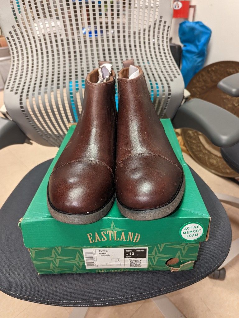 Nice Size 13 Eastland Men's Leather Andes Boots