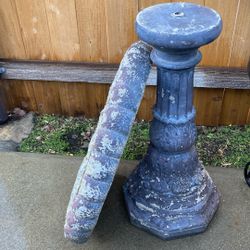 Concrete Water Fountain/Bird Bath