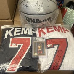 Shawn Kemp Signed And Authenticated By Beckett Bundle Deal
