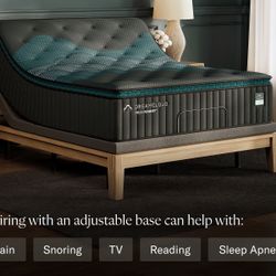 New Original King Size Dreamcloud Pressuresmart Pillor Top Mattress