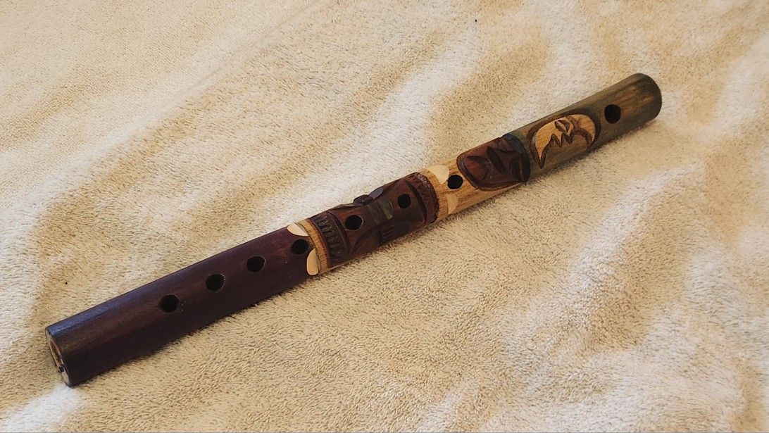 Handcarved Wooden Flute