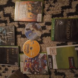 Xbox 360 And Wii Game Lot