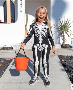 Skeleton boys /girls tipsy elves Halloween