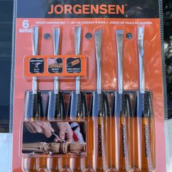 Jorgensen 6 Pack Woodworking Chisels Set - New