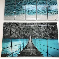 Bridge Tempered Glass Wall Art 60” X 36”
