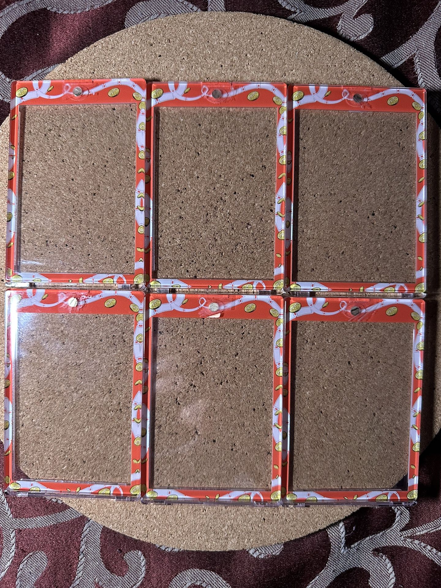 Custom Chuck E. Cheese BCW MagneticCard Holder 35pt - Lot of 6 Cases for Cards