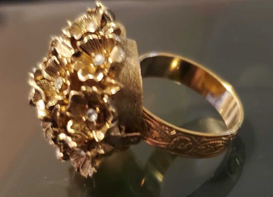 Vintage Vanda perfume ring