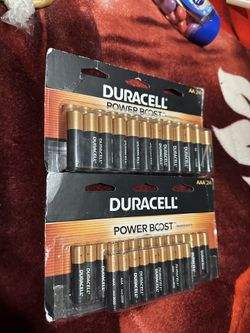 Duracell Power Boost 24 Pack AA AAA Batteries