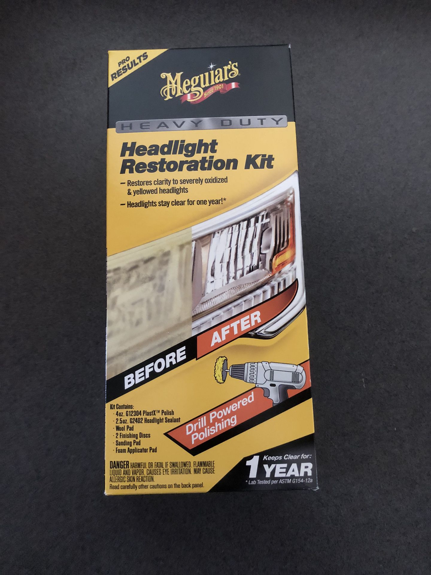 Meguiar HeavyDity Headlight restoration Kit
