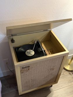 Vintage Record Player Mid Century Modern