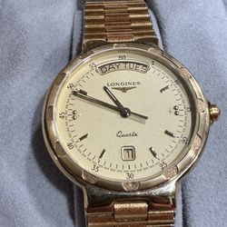 LONGINES CONQUEST President Day Date Watch - Not Tested
