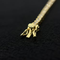 Stamped 925 Silver 3mm CZ Diamond Tennis Bracelet