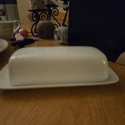Crate And Barrel Butter Dish