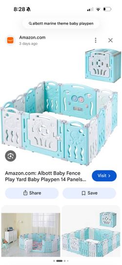 NEW Albot Maritime Playpen