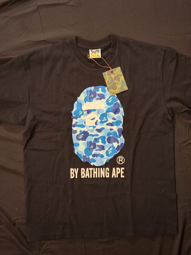 Bape Blue Ape Camouflage Shirt 