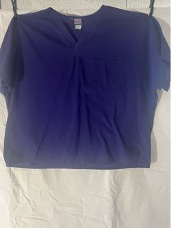 3X Cherokee PURPLE Scrub Top